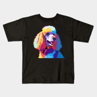 Poodle Pop Art - Dog Lover Gifts Kids T-Shirt